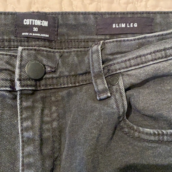 Cotton On Jeans Mens Cotton On Slim Leg Distressed Jeans Poshmark